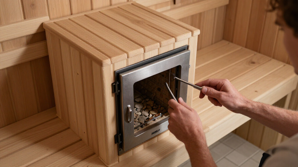 sauna wood stoves indoor