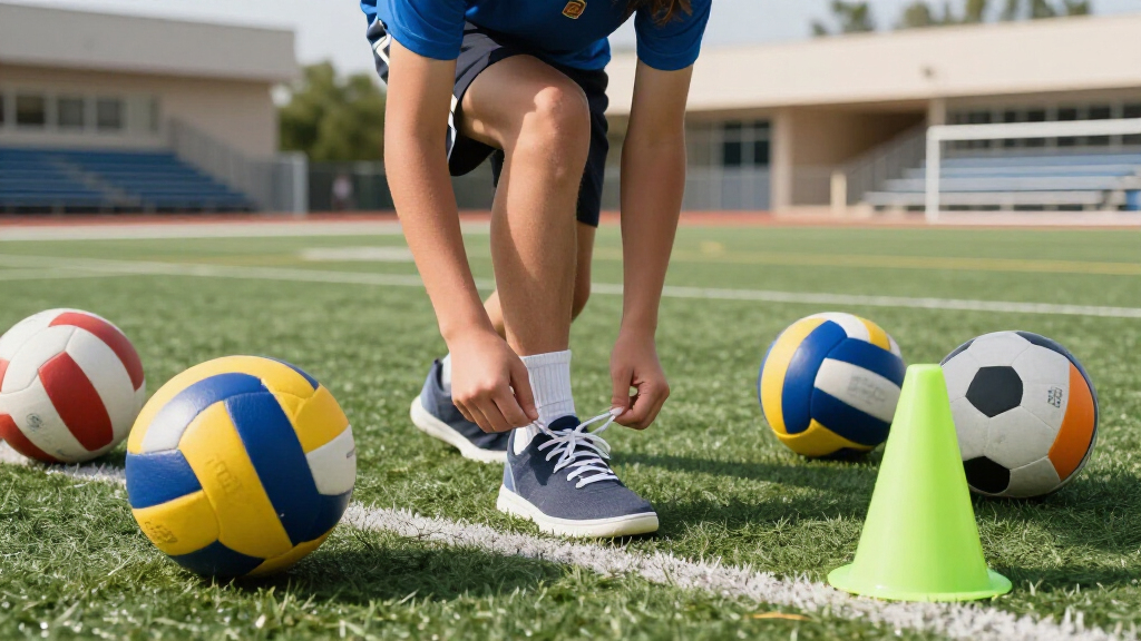 sports equipment for school teams