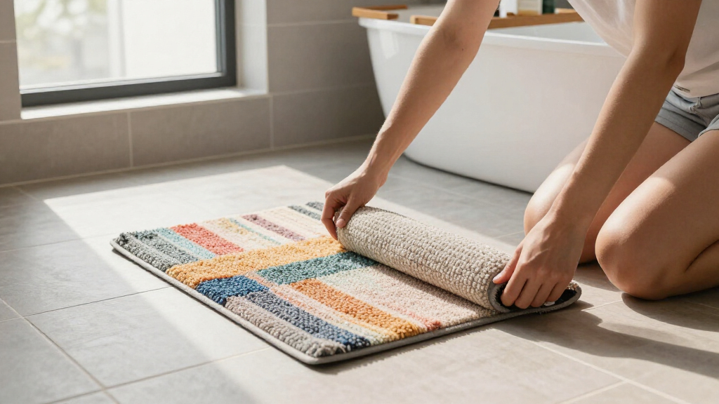 bath mats for safety and style