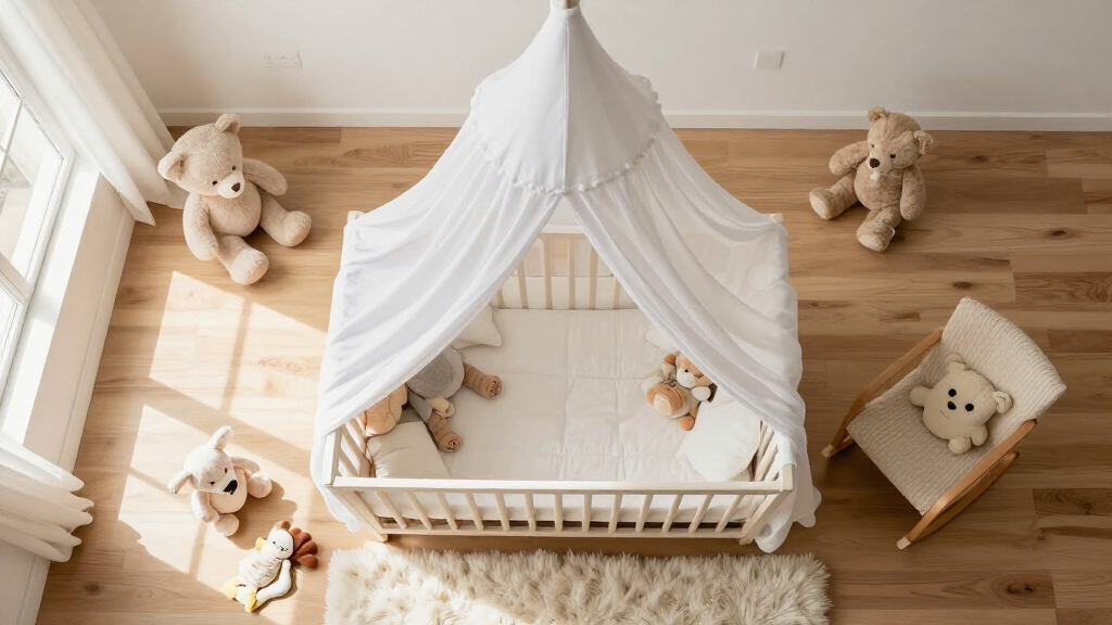 best canopy cribs for statement nurseries