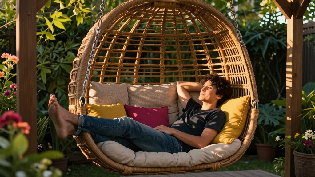 outdoor swing chair