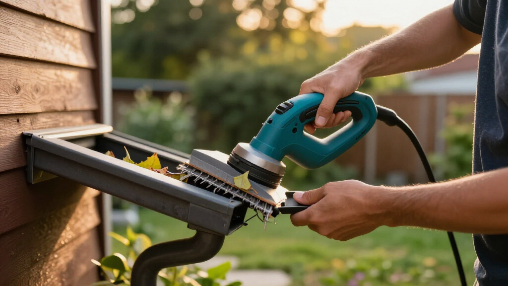 electric gutter cleaning tools