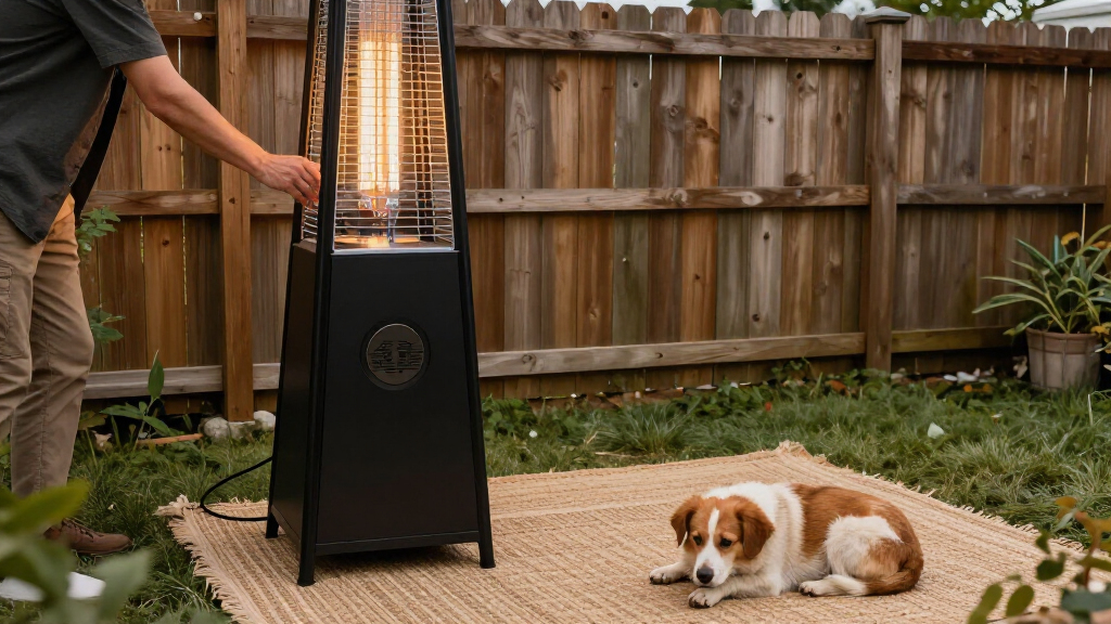 best outdoor patio heater for pet areas