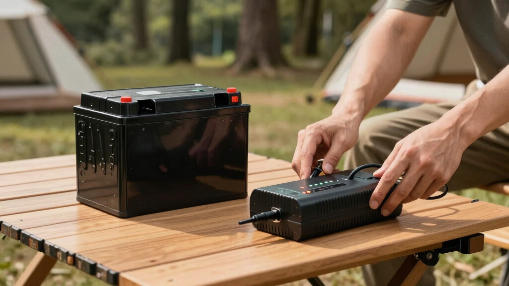 best high amp battery charger for camping batteries