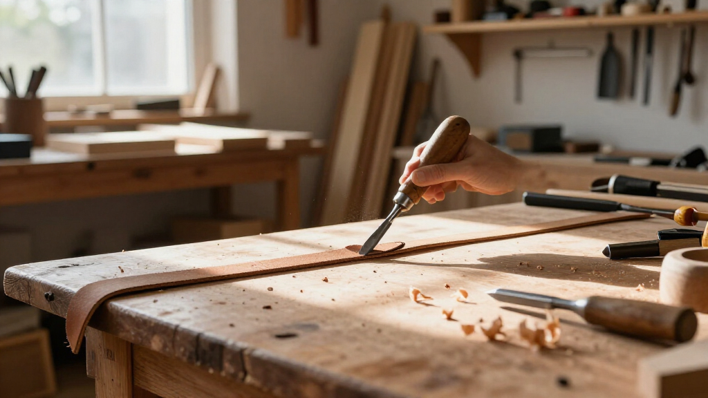 sharpening system for woodworking chisels