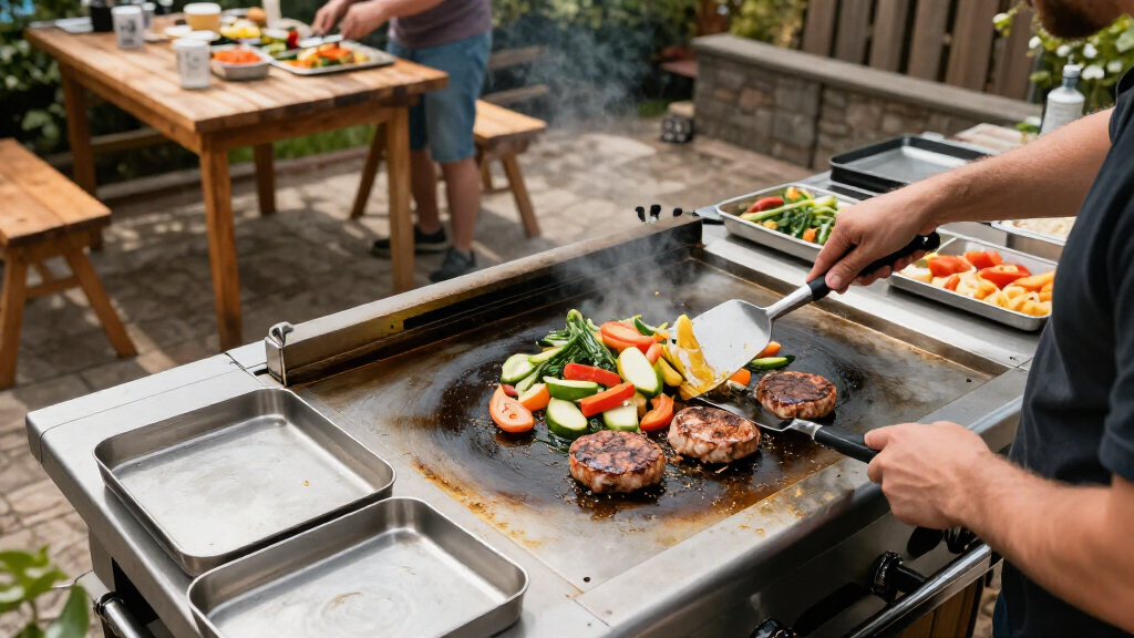high ticket outdoor griddle station