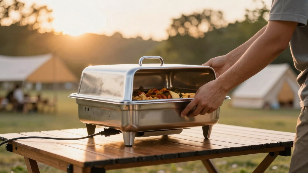 best powered food warming tray for camp use