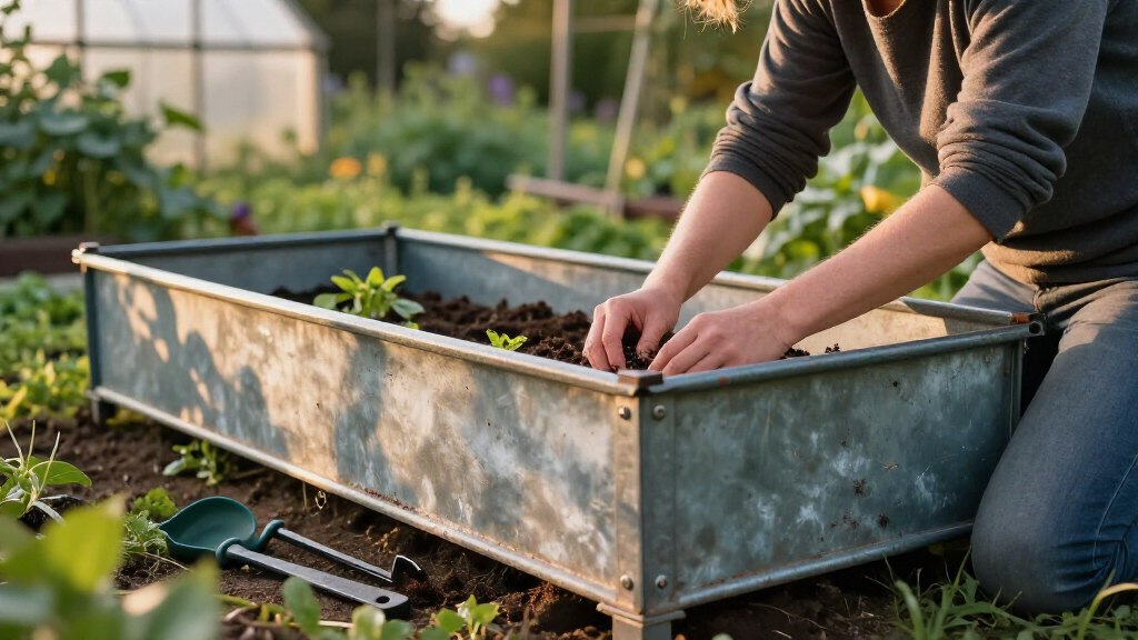 metal raised garden bed kit for homesteading