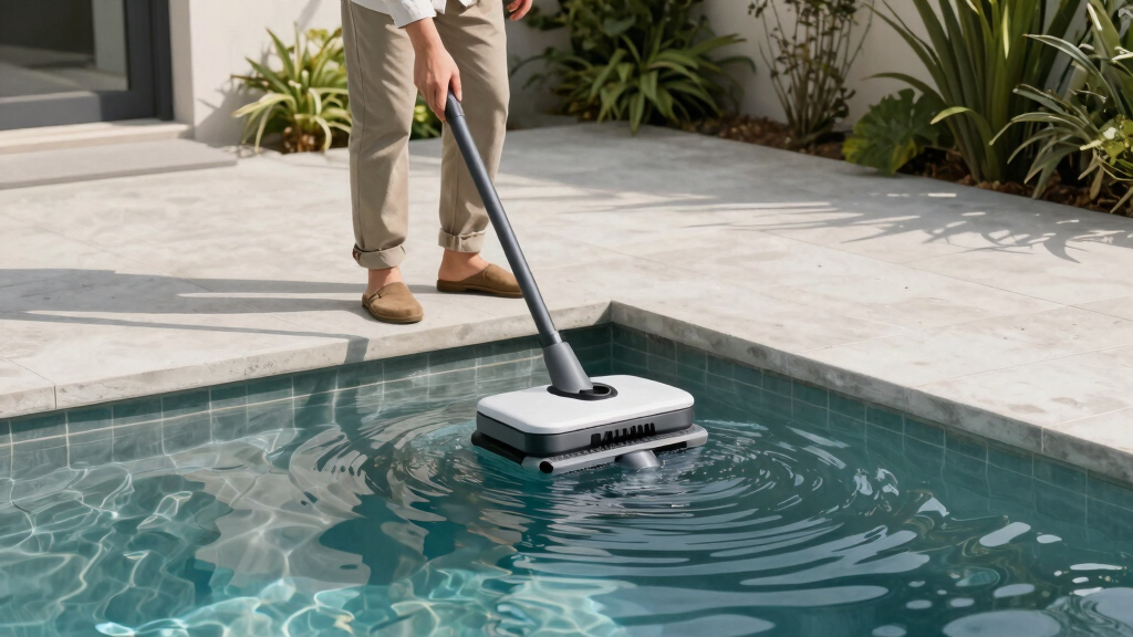 robotic pool cleaner for shallow pools
