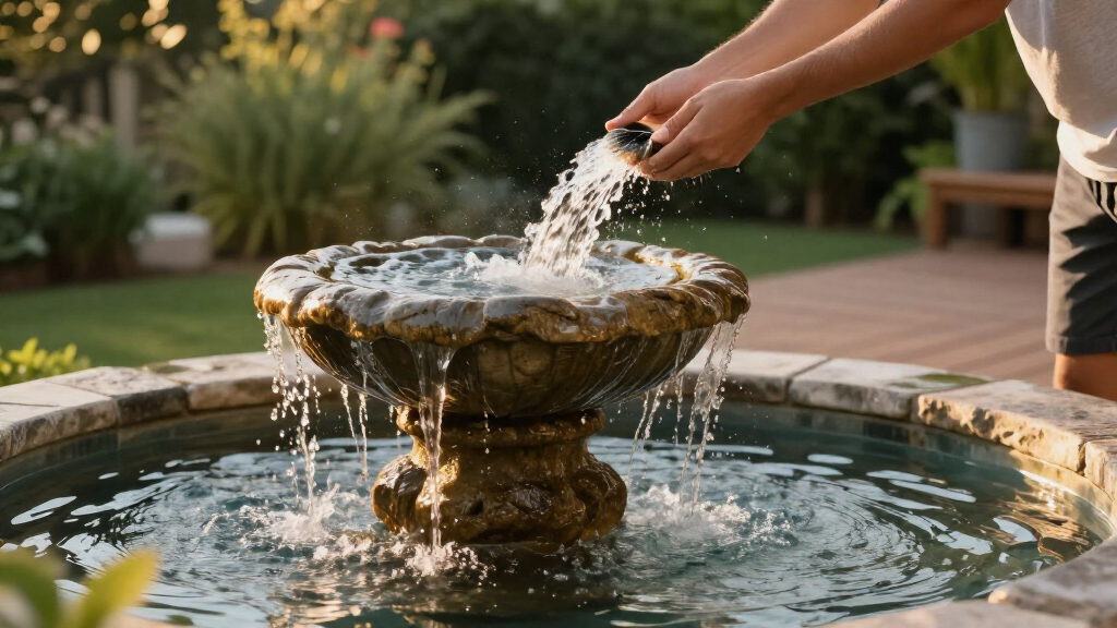 best outdoor fountains for backyard design