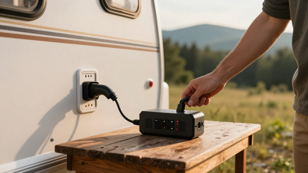portable surge protector for rv