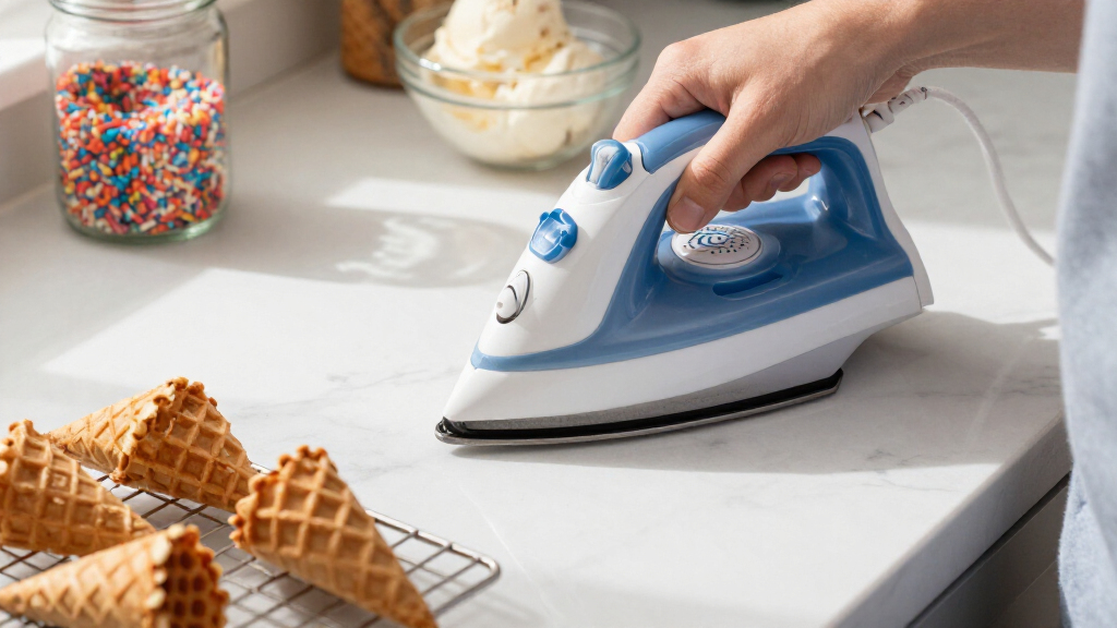 nonstick waffle cone iron for beginners