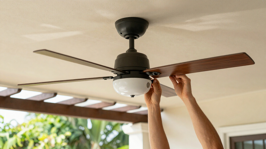 outdoor ceiling fans with quiet motor