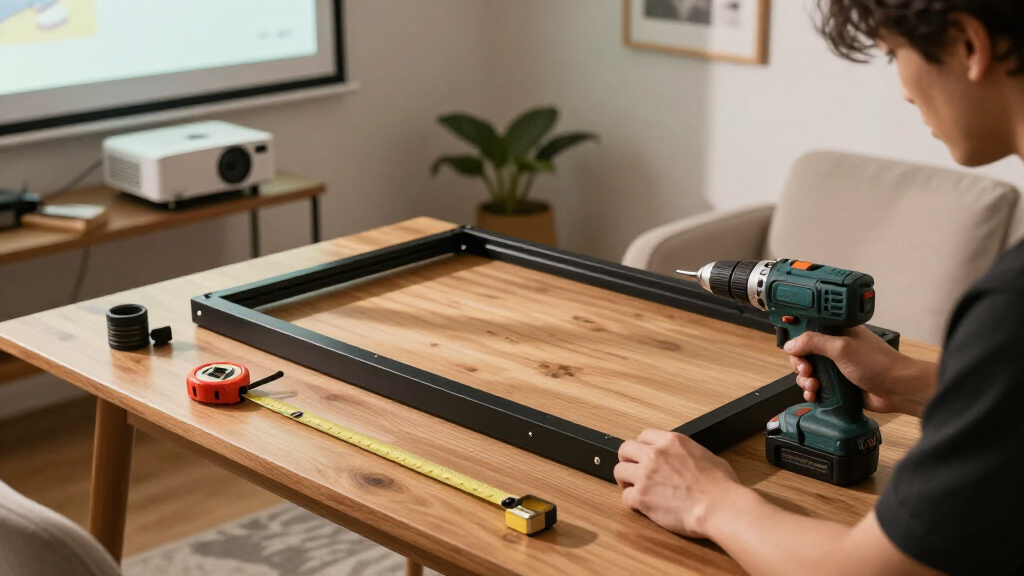 12 Best Premium Projection Screen Frames for Crystal-Clear Movie Nights