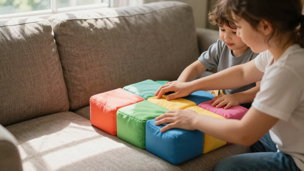 foam play couch for sensory seekers