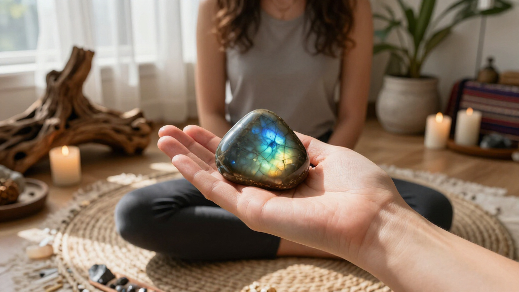 labradorite display stones