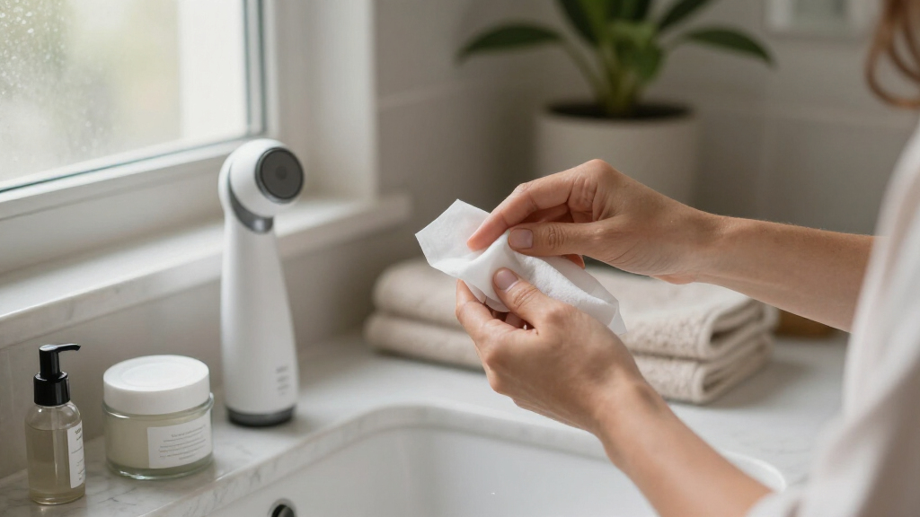 cleansing wipes for beauty devices