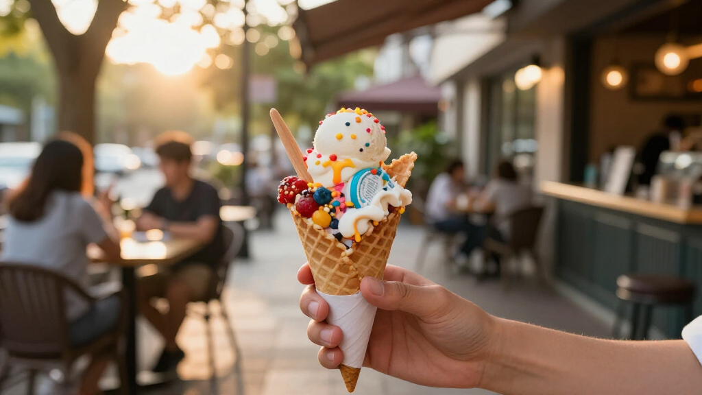 novelty ice cream dishes