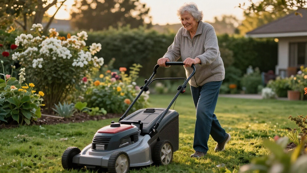 best lightweight electric lawn mowers for seniors