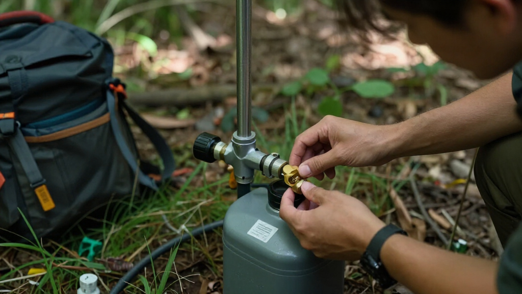 camp shower systems pressurized