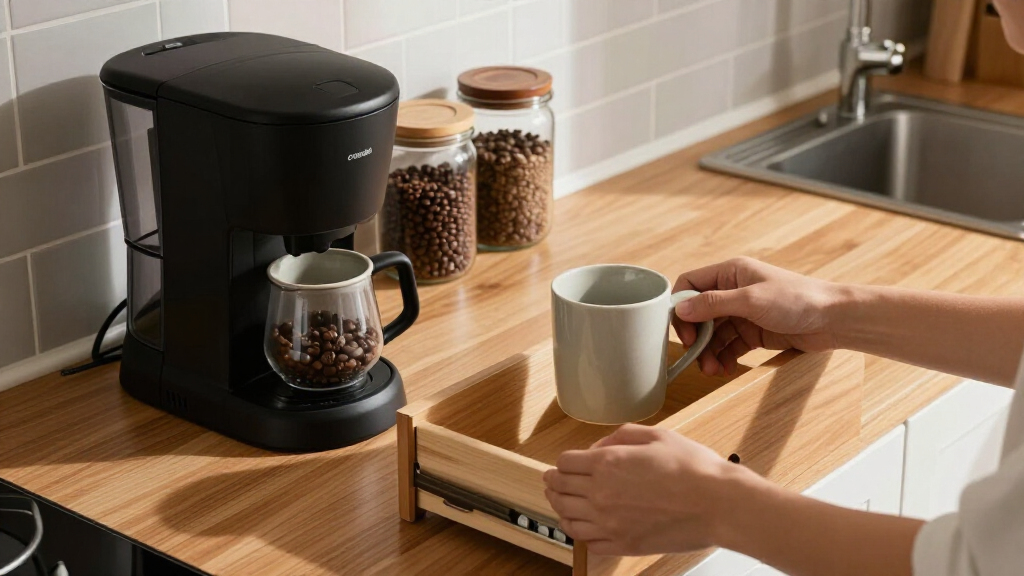 best coffee station cabinet for kitchen