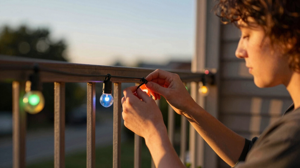 patriotic outdoor string lights