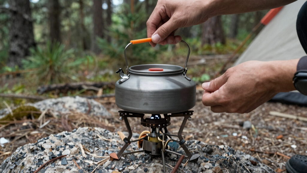 Collapsible camp kettle
