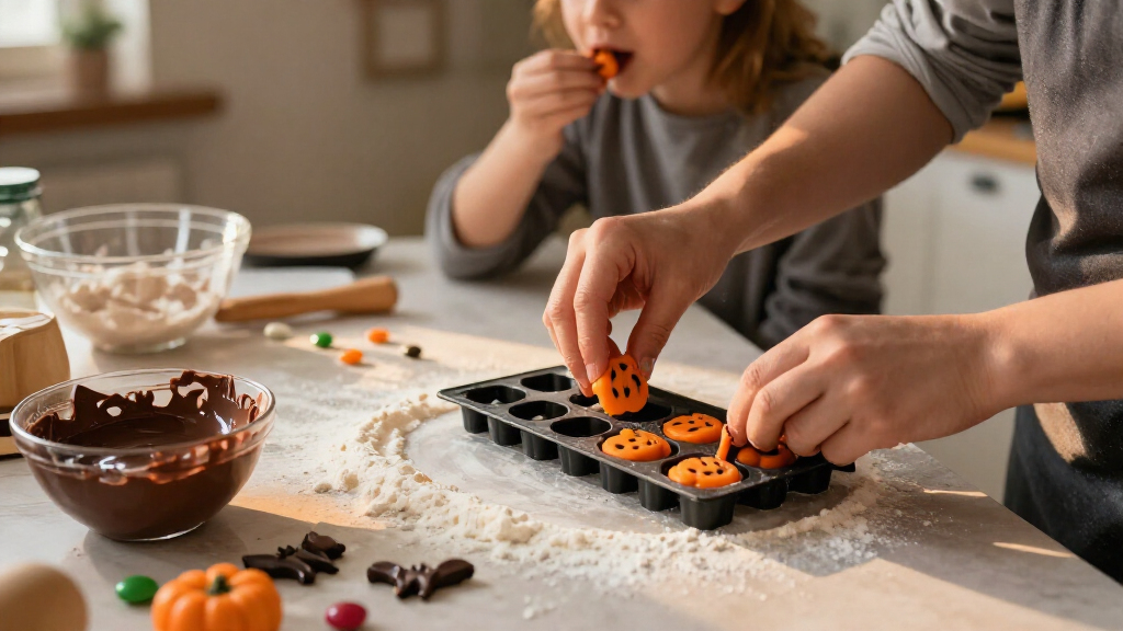 silicone Halloween candy molds