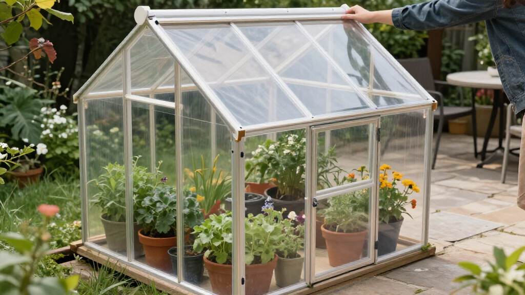 best greenhouse kits for windy patios