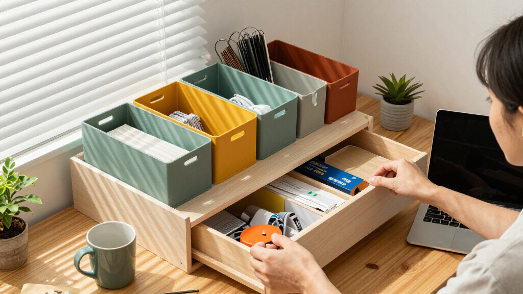desk organization and storage solutions