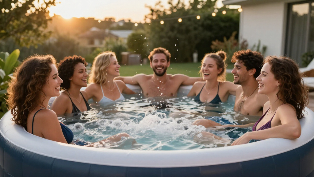 best inflatable hot tub for 6 people