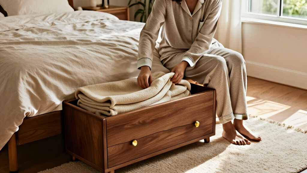 storage benches for bedroom luxury