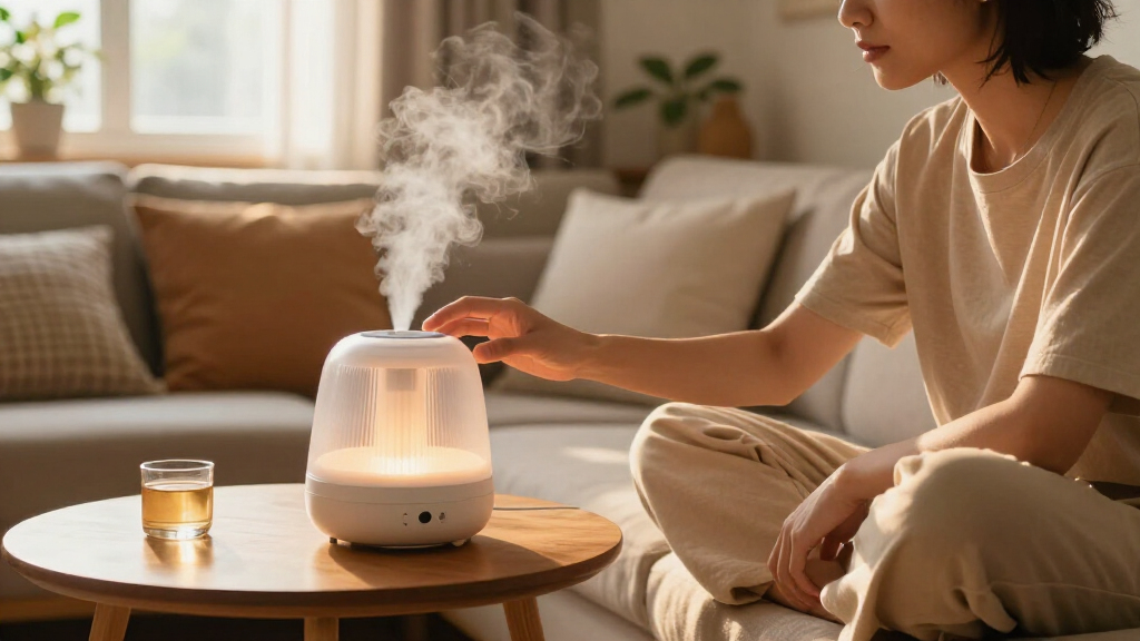 diffuser with intermittent mist mode