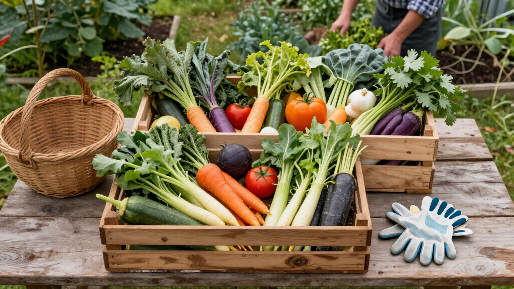 best stackable harvest crates for vegetables