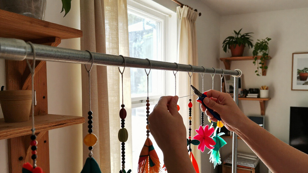 best curtain rod decorations