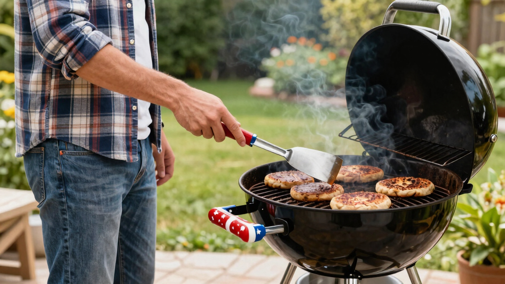 patriotic barbecue grill tools