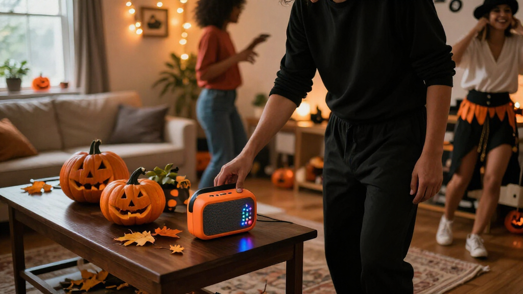 Halloween Bluetooth speakers for parties