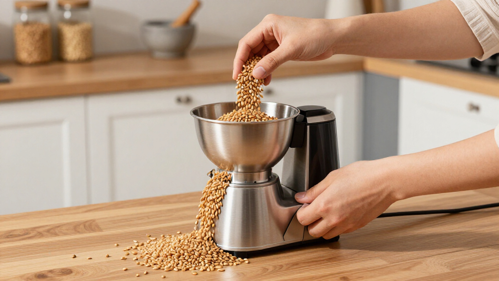 best electric grain mill for home bakers
