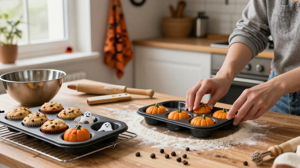 Halloween silicone baking molds