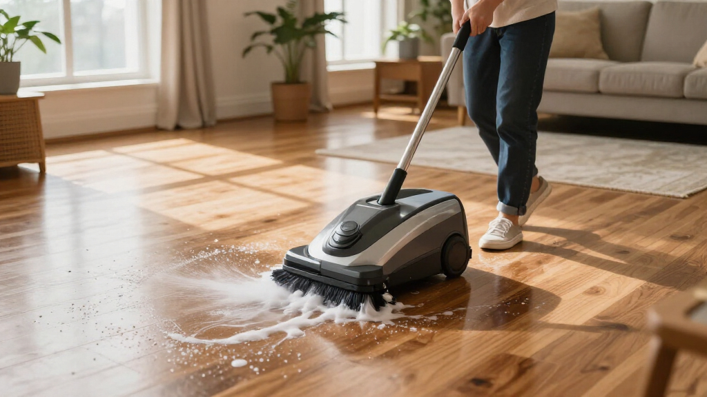 electric floor scrubbers for hardwood