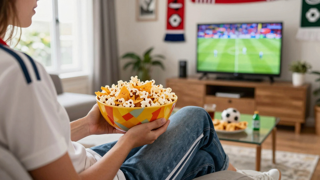 soccer fan snack bowls