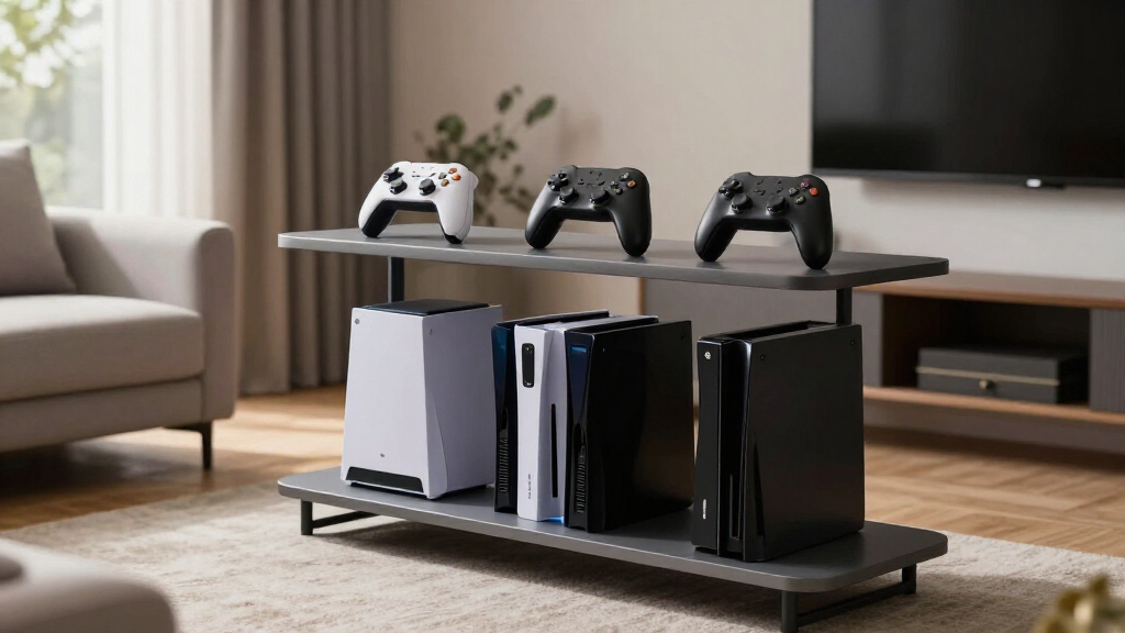 game storage stands