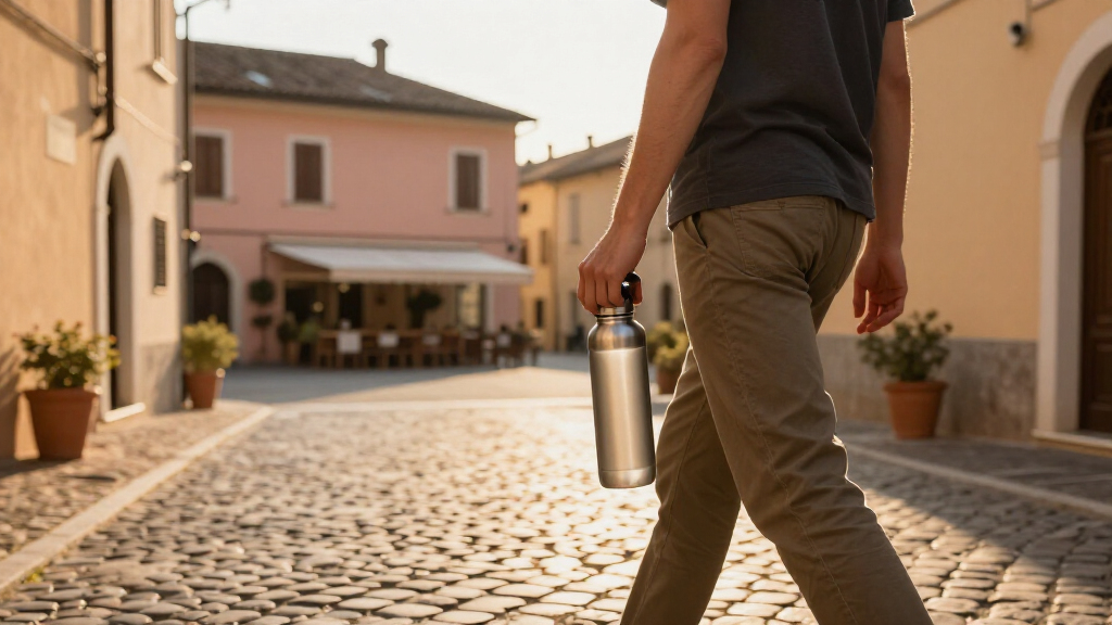 reusable filtered water bottle travel