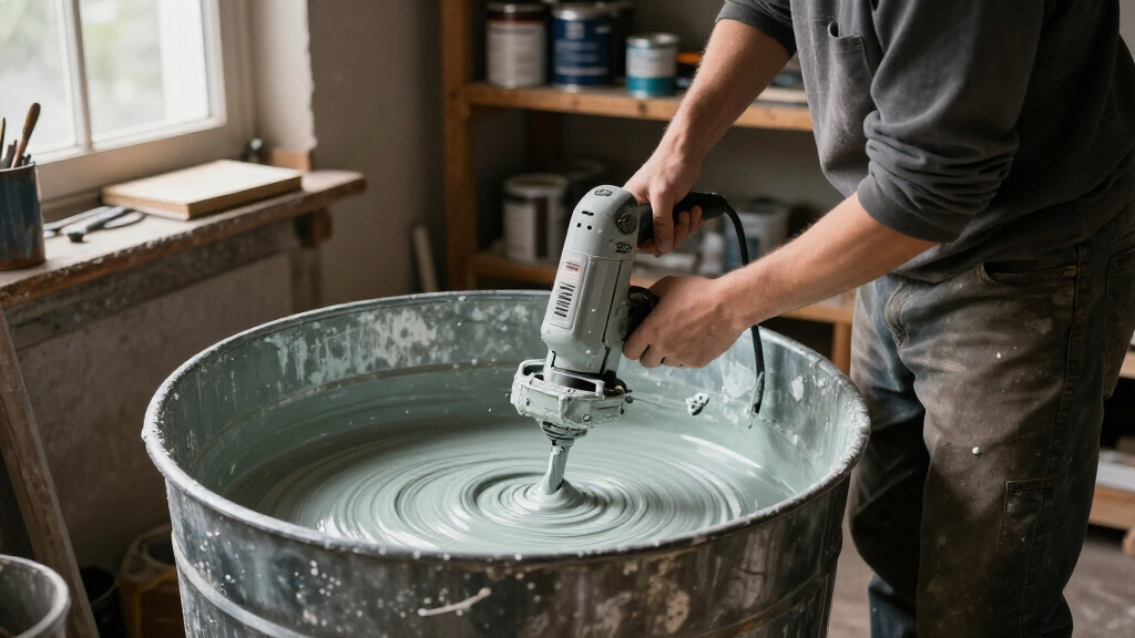 electric paint mixer tool heavy duty