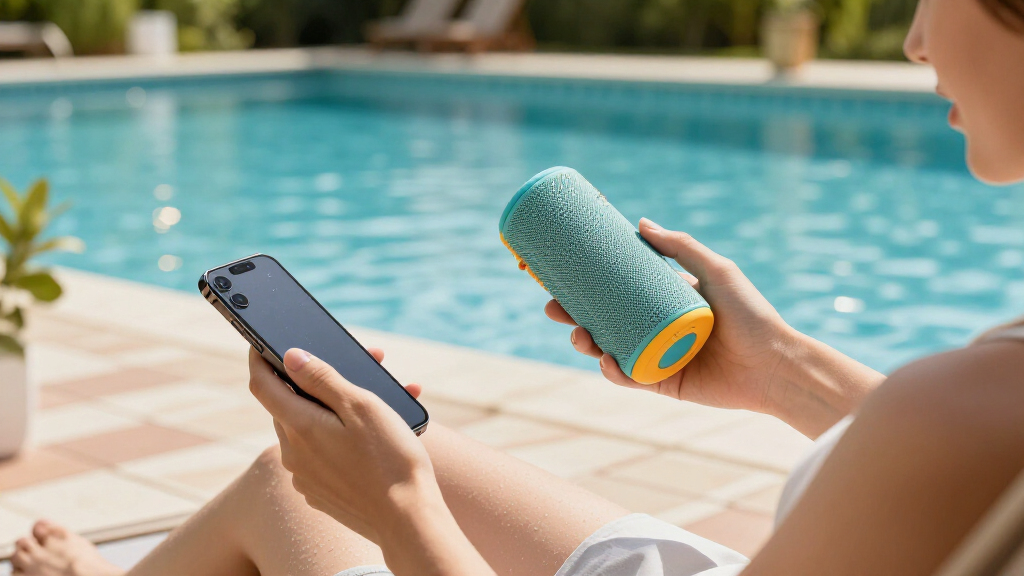 poolside waterproof Bluetooth speakers