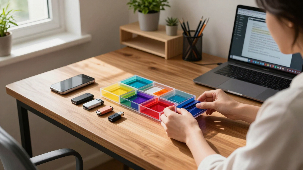 creator desk storage accessories