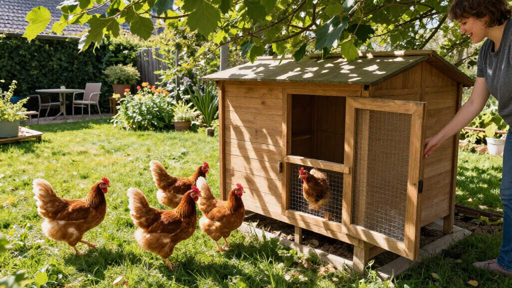 chicken coop large backyard