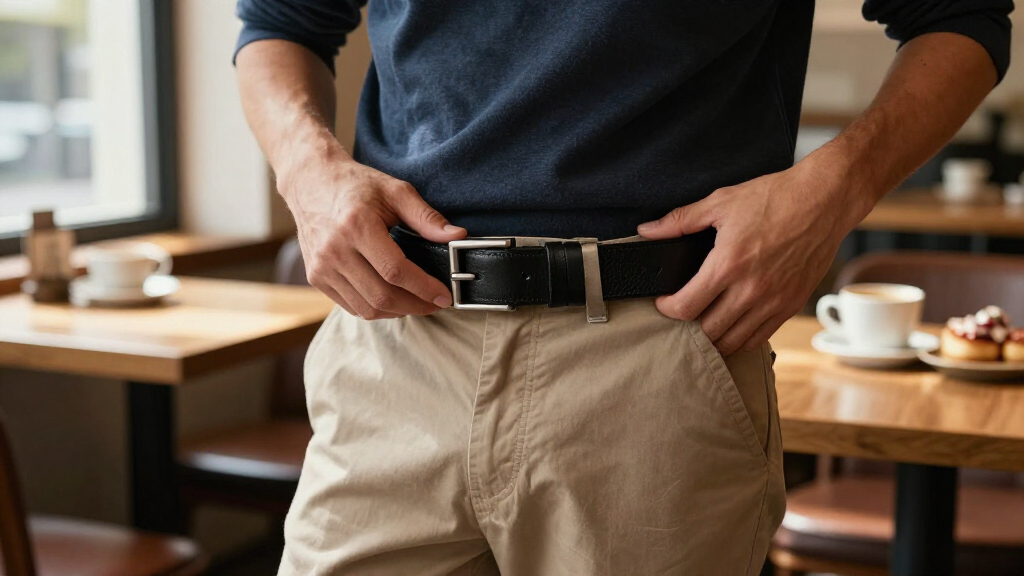 luxury leather belts for men