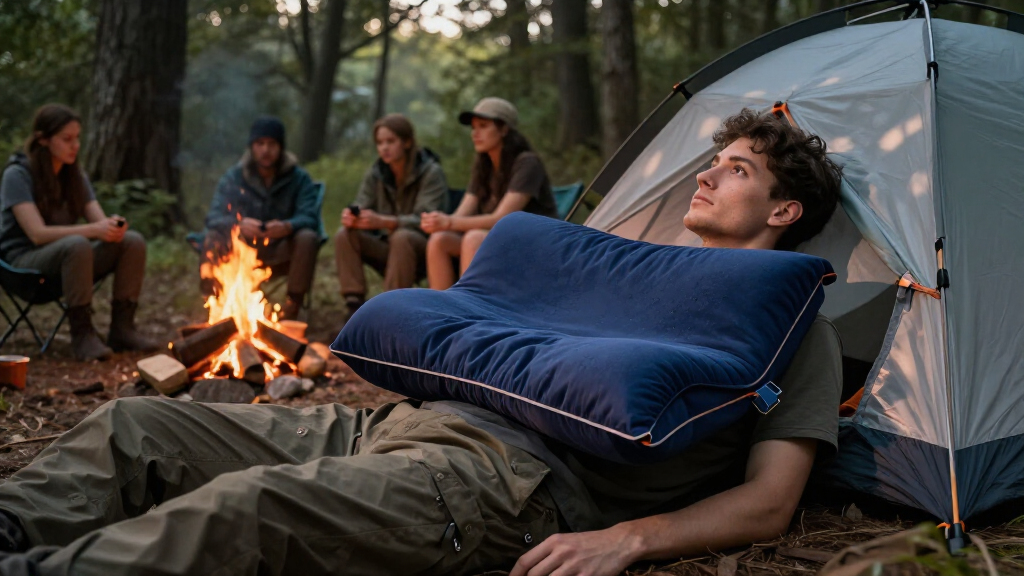 best camp pillow systems for luxury camping