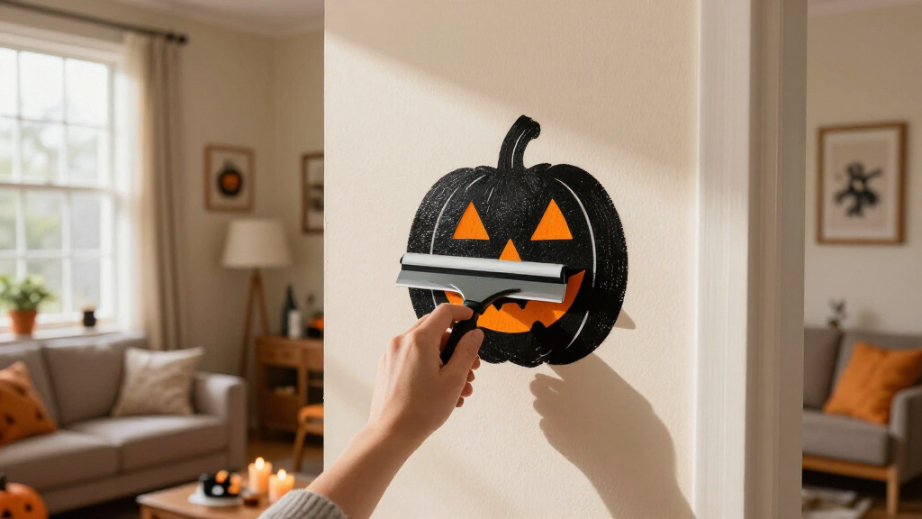 Halloween-themed wall decals